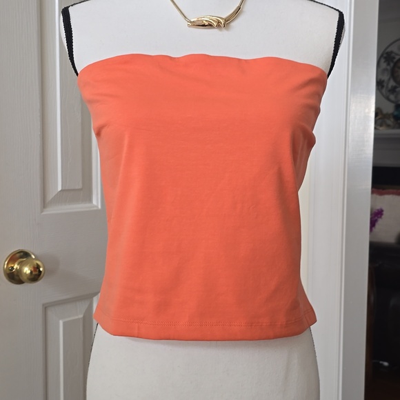 ARIZONA JEAN CO BRAND WOMEN'S JUNIOR SIZE ORANGE SUMMER STRAPLESS TUBE TOP XL - Picture 6 of 16